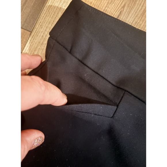 Liz Claiborne Black Dress Pants Women's 14P Petite Stretch Pockets Business - Picture 3 of 7